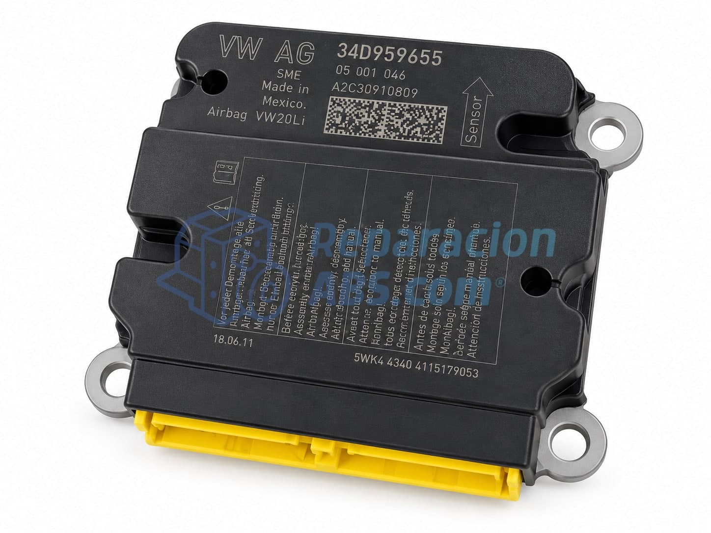 Reparación Airbag VAG (Seat, Skoda, Volkswagen) 34D959655 CONTINENTAL A2C30910808