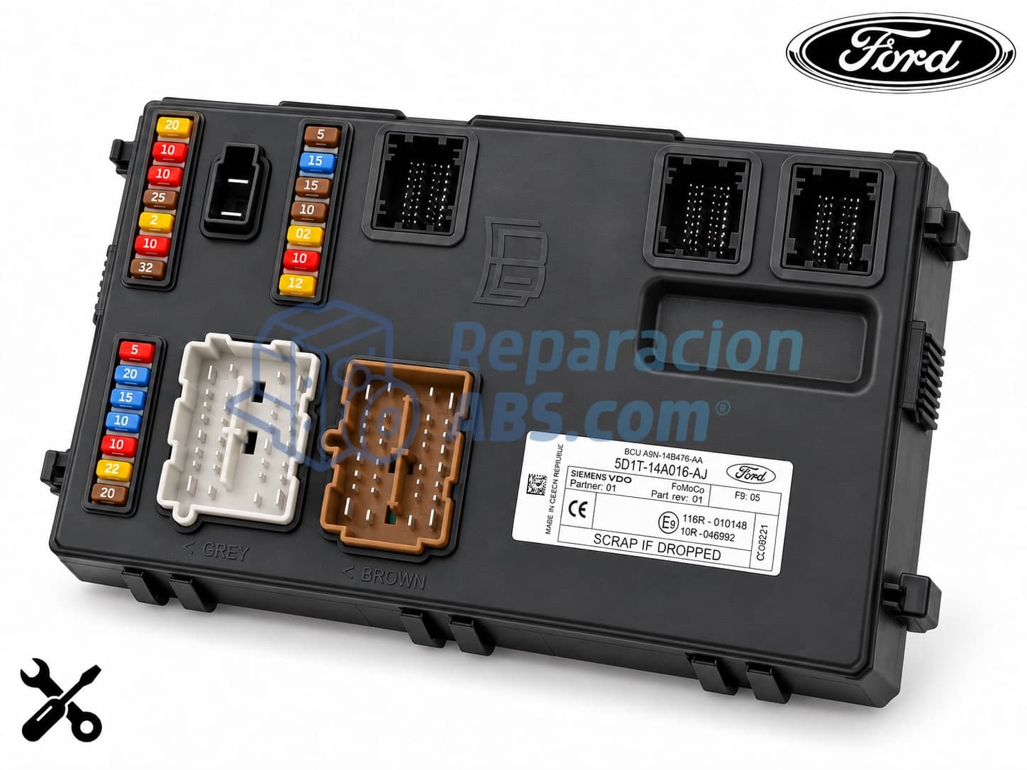 Reparación BCM Ford Transit 6C1T-14A073-AJ 6C1T14A073AJ 5WK48946J